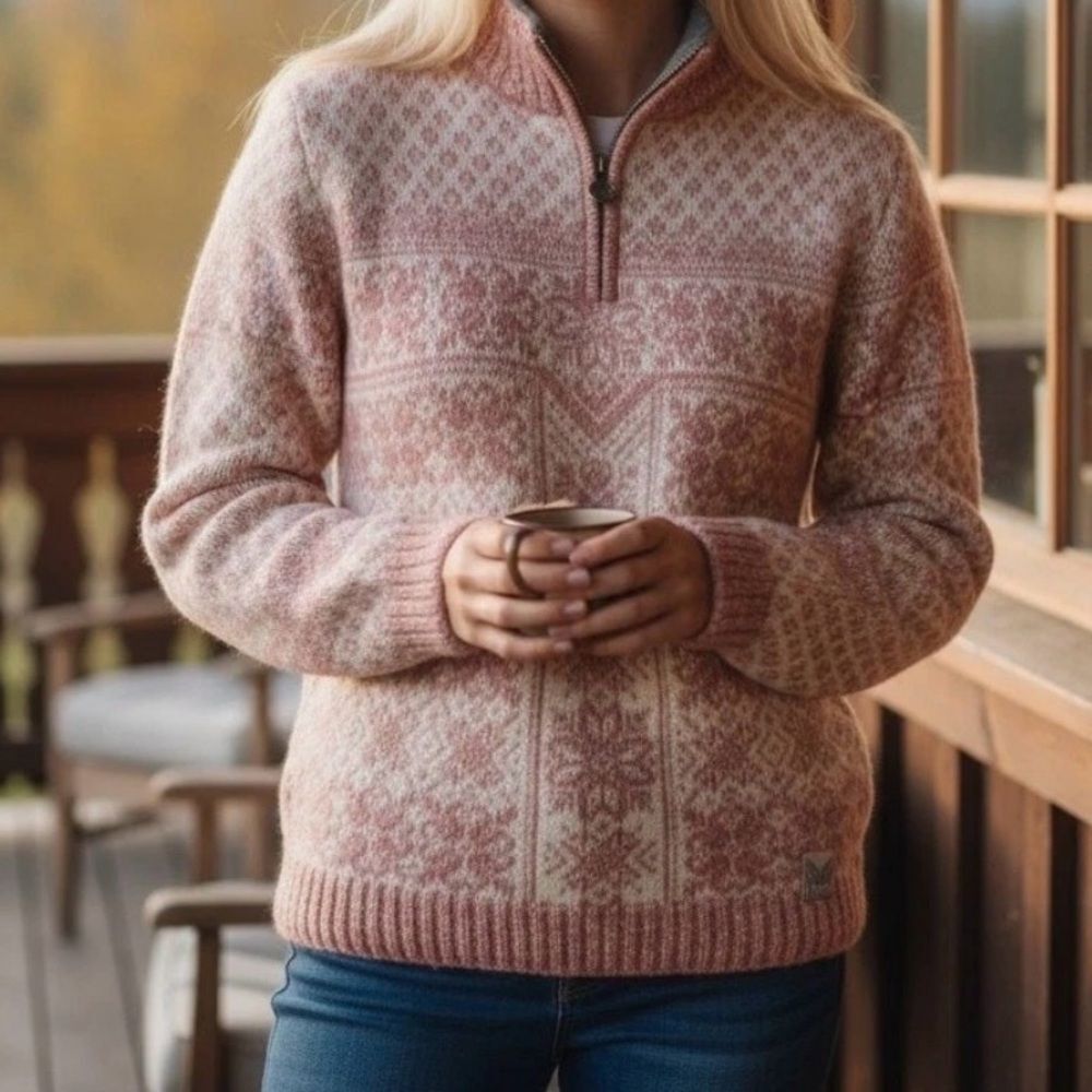 Dale of Norway women’s small peace sweater 2006 Olympic Nordic fair‎ isle wool